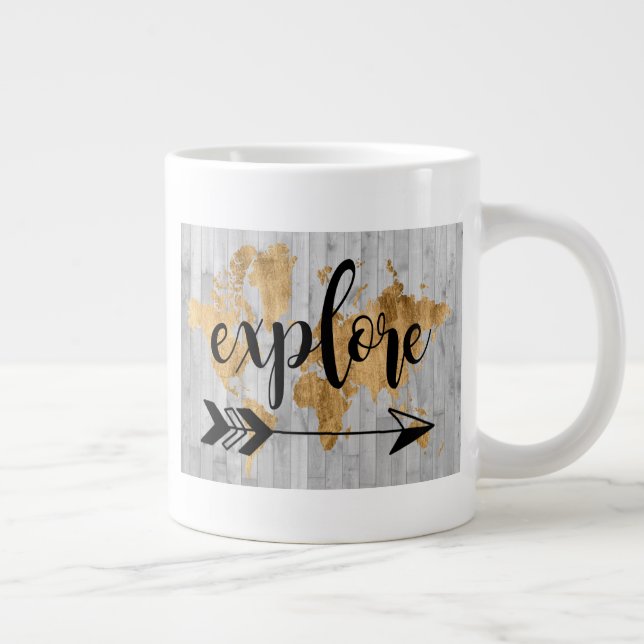 Caneca De Café Grande Explorador Jovem V (Direita)