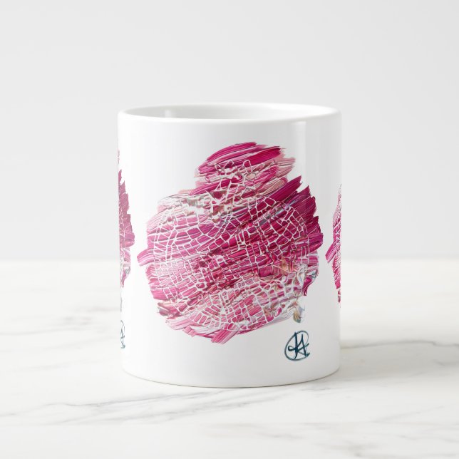 Caneca De Café Grande Explosão do Pomegranate Studio Art Oversize Mug (Frente)