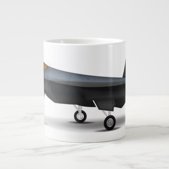 CANECA DE CAFÉ GRANDE F-22 (Frente)