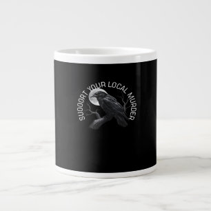 Caneca De Café Grande F-Caw-F - Apoie Seu Assassinato Clássico