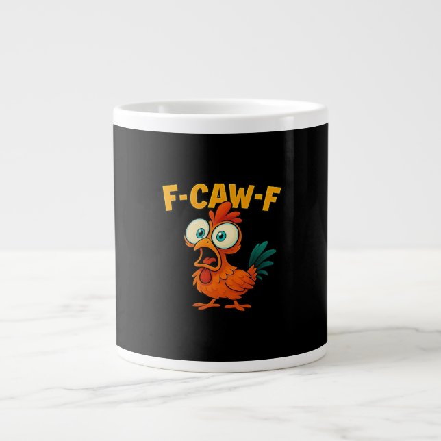 Caneca De Café Grande F-Caw-F Chicken Essential Creative Casual (Frente)