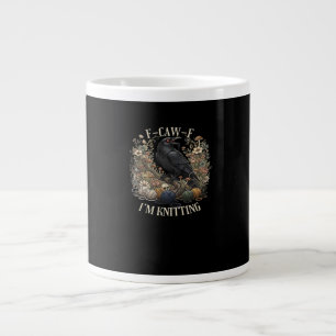 Caneca De Café Grande F-Caw-F Estou Tricotando Casual Criativo