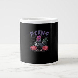 Caneca De Café Grande F Caw F Frango Engraçado Estilo Clássico Simples e