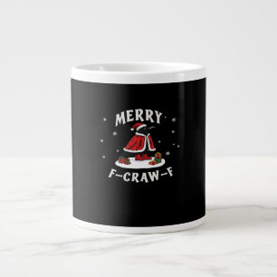 Caneca De Café Grande F-Craw-F Corvo Natal F-Caw-F Corvo Natal Cl