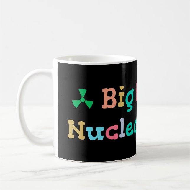 Caneca De Café Grande fã da energia nuclear (Esquerda)
