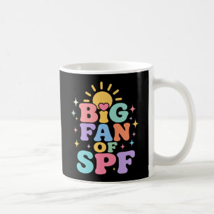Caneca De Café Grande fã de proteção solar SPF no verão