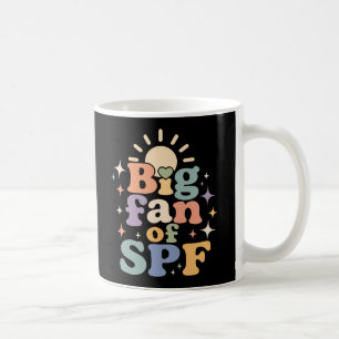 Caneca De Café Grande fã de proteção solar SPF no verão