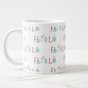Caneca De Café Grande Fa La Funny Natal Férias