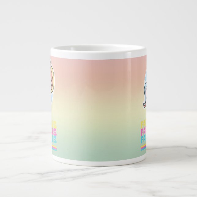 Caneca De Café Grande Fabuloso Unicórnio (Frente)