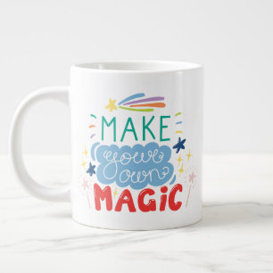 Caneca De Café Grande Faça sua própria magia
