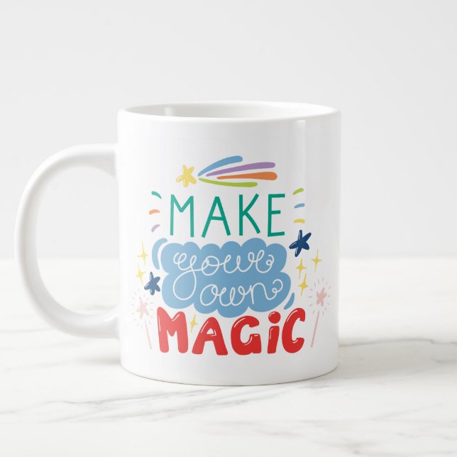 Caneca De Café Grande Faça sua própria magia (Esquerda)