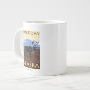 Caneca De Café Grande Faixa das Caraíbas - Córdova, Alasca