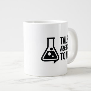 Caneca De Café Grande Fale com o Nerdy
