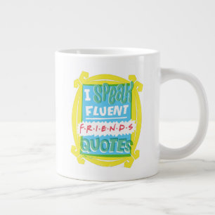Caneca De Café Grande Falo fluentemente Citações FRIENDS™ - Olho mágico