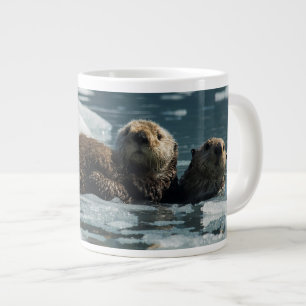 Caneca De Café Grande Família Sea Otter