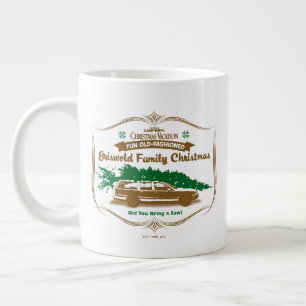 Caneca De Café Grande Famoso Natal da família Griswold, velha e moída