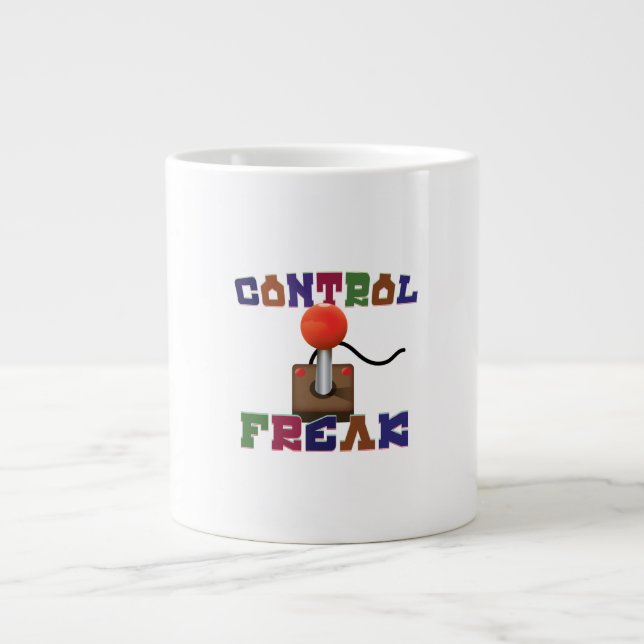 Caneca De Café Grande Fanático por Controle (Frente)