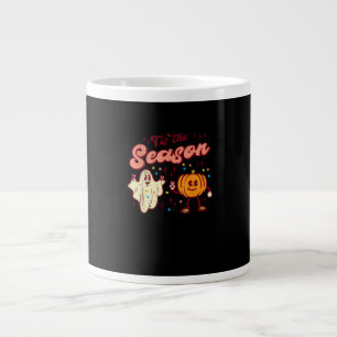 Caneca De Café Grande Fantasia Retro da Temporada do Halloween Groovy Mu
