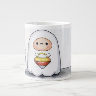 Caneca De Café Grande Fantasmas pequenos e médios Halloween