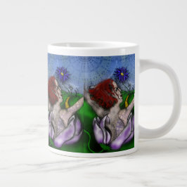 Caneca De Café Grande Far away Flower Jumbo Mug