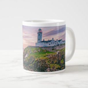 Caneca De Café Grande Farol da cabeça do calço   Donegal, Irlanda