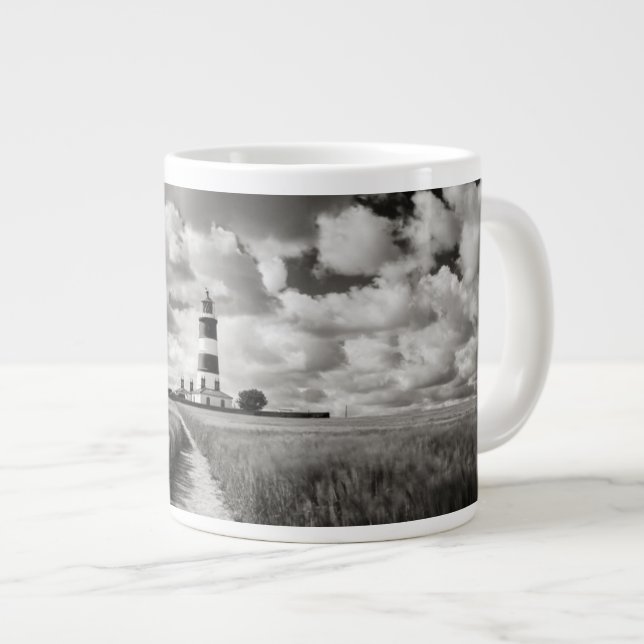 Caneca De Café Grande Farol de Happisburgh (Frente Esquerda)