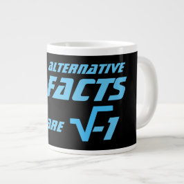 Caneca De Café Grande Fatos Alternativos Engraçados são a Raiz Quadrada 
