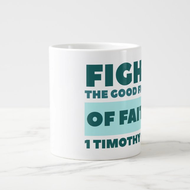 Caneca De Café Grande Fé - Jumbo Mug (Frente)