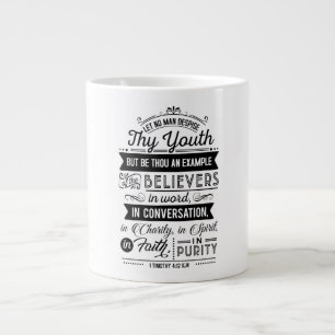 Caneca De Café Grande Fé-Jumbo Mug