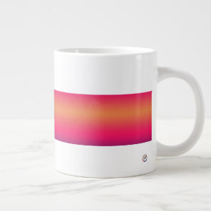 Caneca De Café Grande Feche a mulher com borboletas especiais