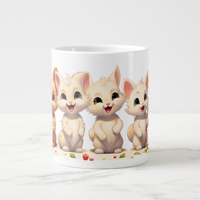 Caneca De Café Grande Feliz ano novo (Frente)