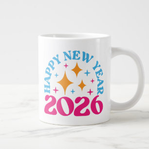 Caneca De Café Grande Feliz Ano Novo 2026-73950