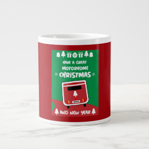 Caneca De Café Grande Feliz Campanha Motorhom Xmas