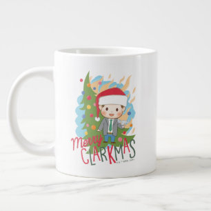 Caneca De Café Grande Feliz de Natal Clarkmas
