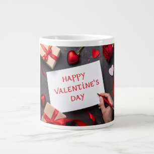Caneca De Café Grande Feliz dia dos namorados
