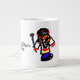 Caneca De Café Grande Feliz Dia dos Pais