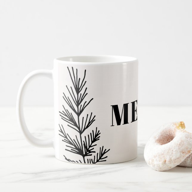 Caneca De Café Grande Feliz e deixa Mug (Com Donut)