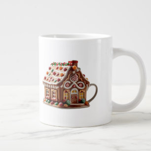 Caneca De Café Grande Feliz Humor Engraçado Tendência Moderna Feliz Nata