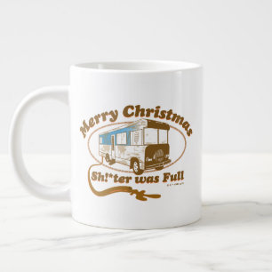 Caneca De Café Grande Feliz Natal Sh!*ter era Cheio