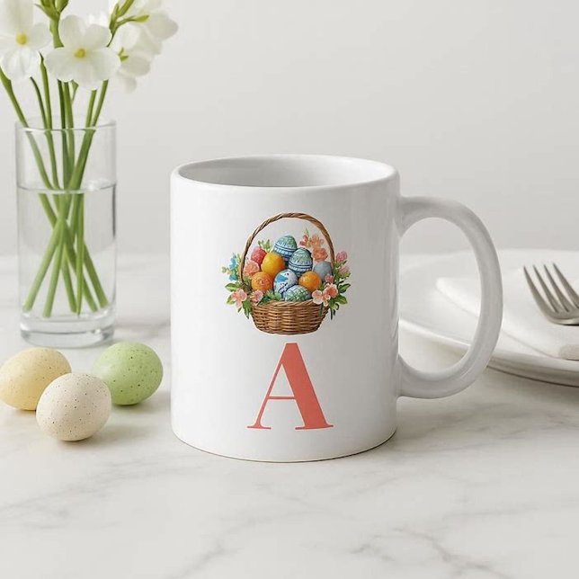 Caneca De Café Grande Felizes Momentos de Páscoa de Primavera Citação de (Happy Spring Easter Moments Warm Sip Morning Quote Giant Coffee Mug)