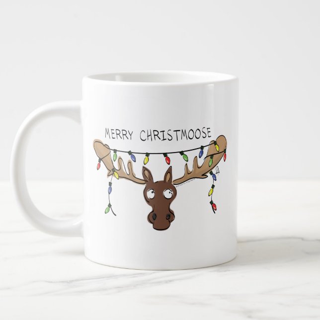 Caneca De Café Grande Feriado de Natal, Cute Engraçado (Esquerda)