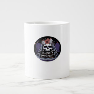 Caneca De Café Grande Festa de Halloween de Casamento de Spooky Festa de