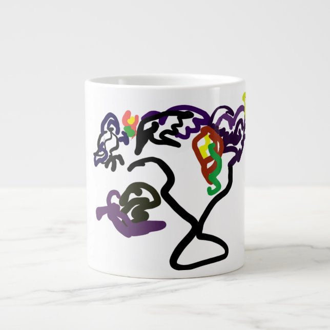 Caneca De Café Grande Festa dos Corvos Negros (Frente)