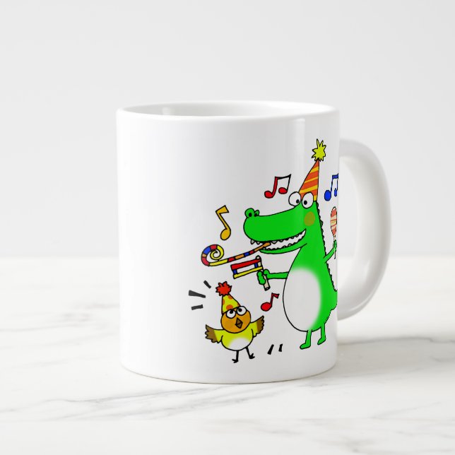 Caneca De Café Grande festa musical (Frente Esquerda)