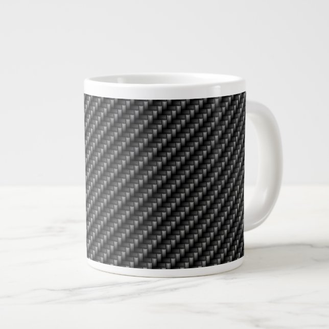 Caneca De Café Grande Fibra de carbono 2 Jumbo Mug (Frente Esquerda)