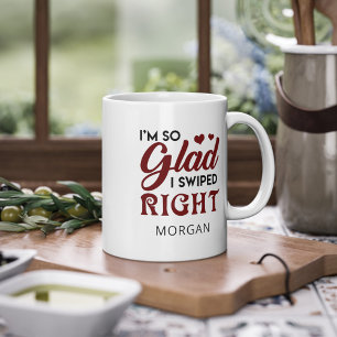 Caneca De Café Grande Fico Feliz Por Ter Perdido O Namorados Direito Per