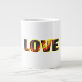CANECA DE CAFÉ GRANDE FIERY LOVE