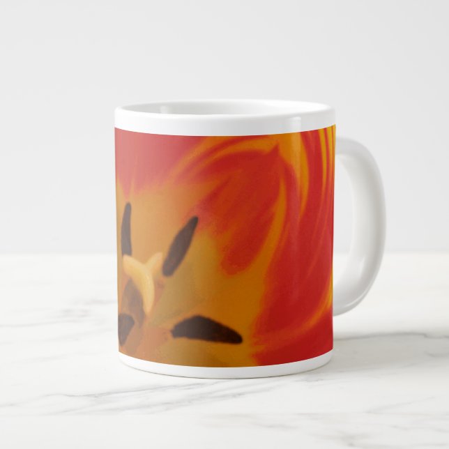 Caneca De Café Grande Fiery Tulip Mug (Frente Esquerda)