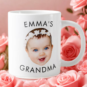 Caneca De Café Grande Filhote personalizado Mug Mãe Avó Avô Aniversário