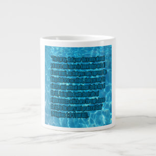 Caneca De Café Grande Filipenses 1:9-11 WEBU Mug